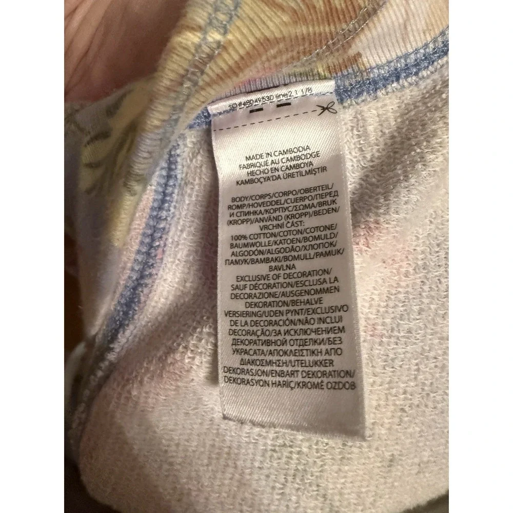 Polo Ralph‎ Lauren Fleece Shorts Blue Pink Floral Pockets Drawstring S-XL